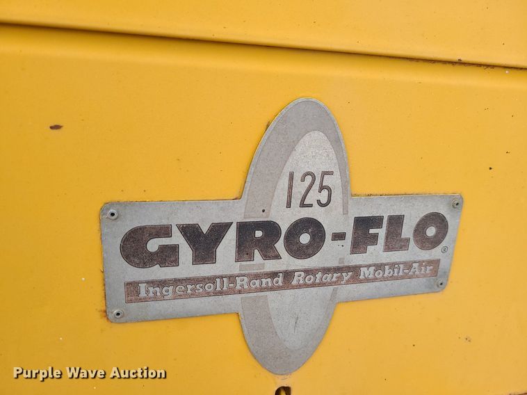 image for item JG9399 Ingersoll Rand Gyro-Flo 125  air compressor