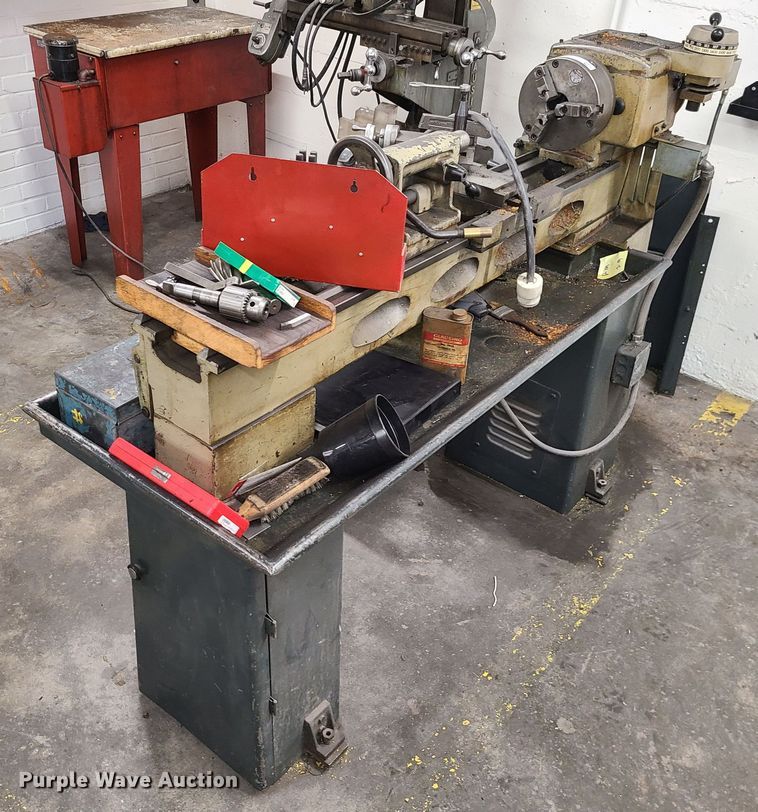 Clausing 5914 lathe in Raytown, MO Item JW9731 sold Purple Wave