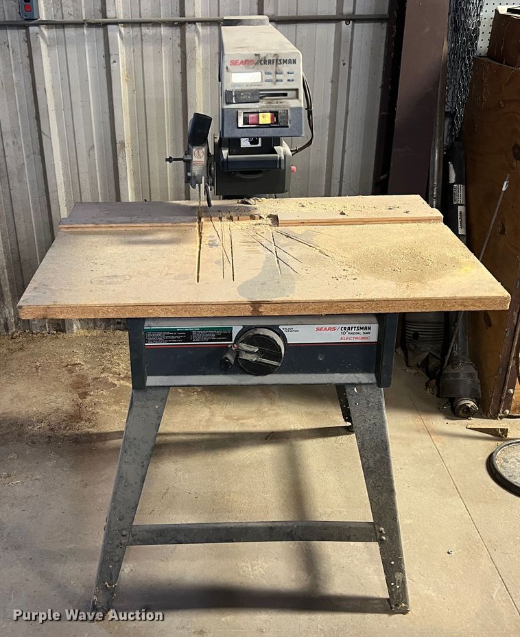 image for item KR9589 Craftsman  10" radial saw