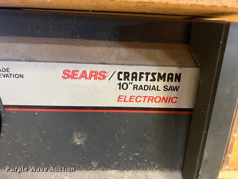 image for item KR9589 Craftsman  10" radial saw