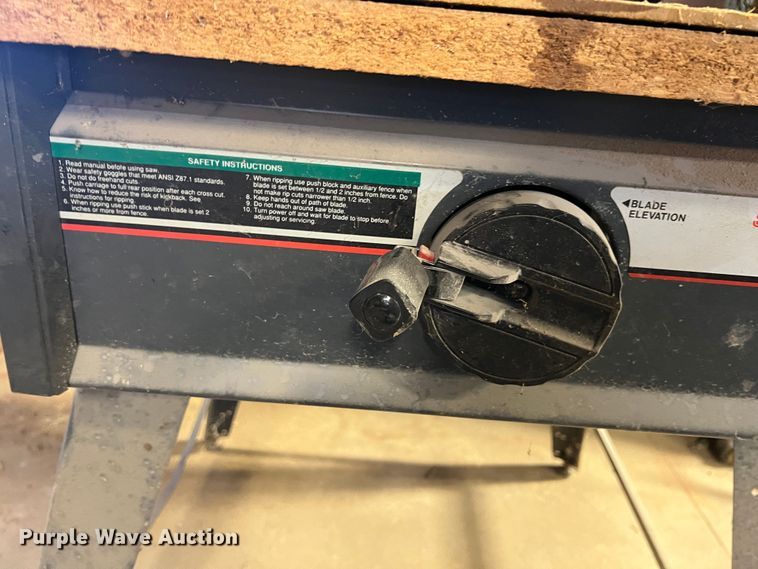 image for item KR9589 Craftsman  10" radial saw