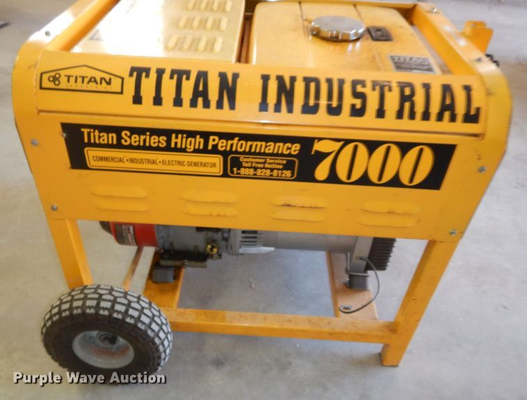 image for item KS9453 Titan Industrial 7000  generator