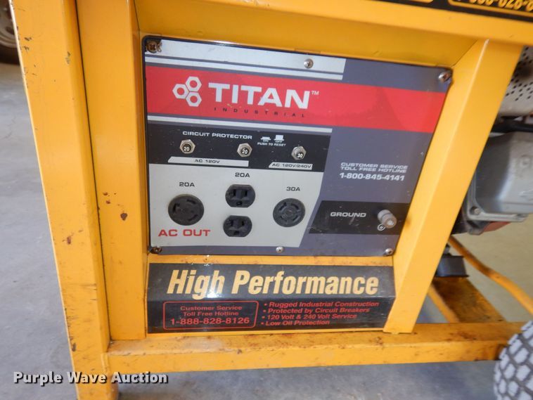 image for item KS9453 Titan Industrial 7000  generator