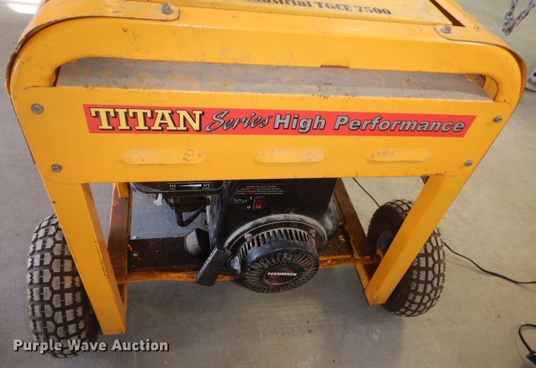 image for item KS9454 Titan Industrial 7500  generator