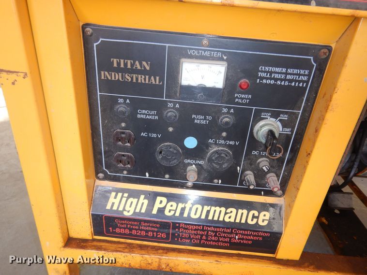image for item KS9454 Titan Industrial 7500  generator
