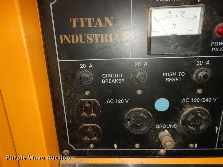 image for item KS9454 Titan Industrial 7500  generator