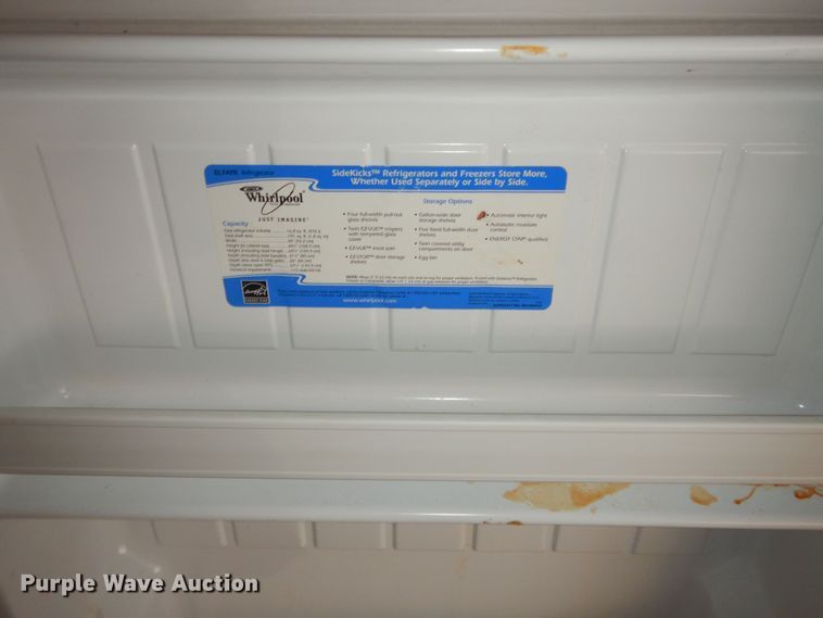 image for item KS9459 2003 Whirlpool EL7ATRRMQ02  refrigerator