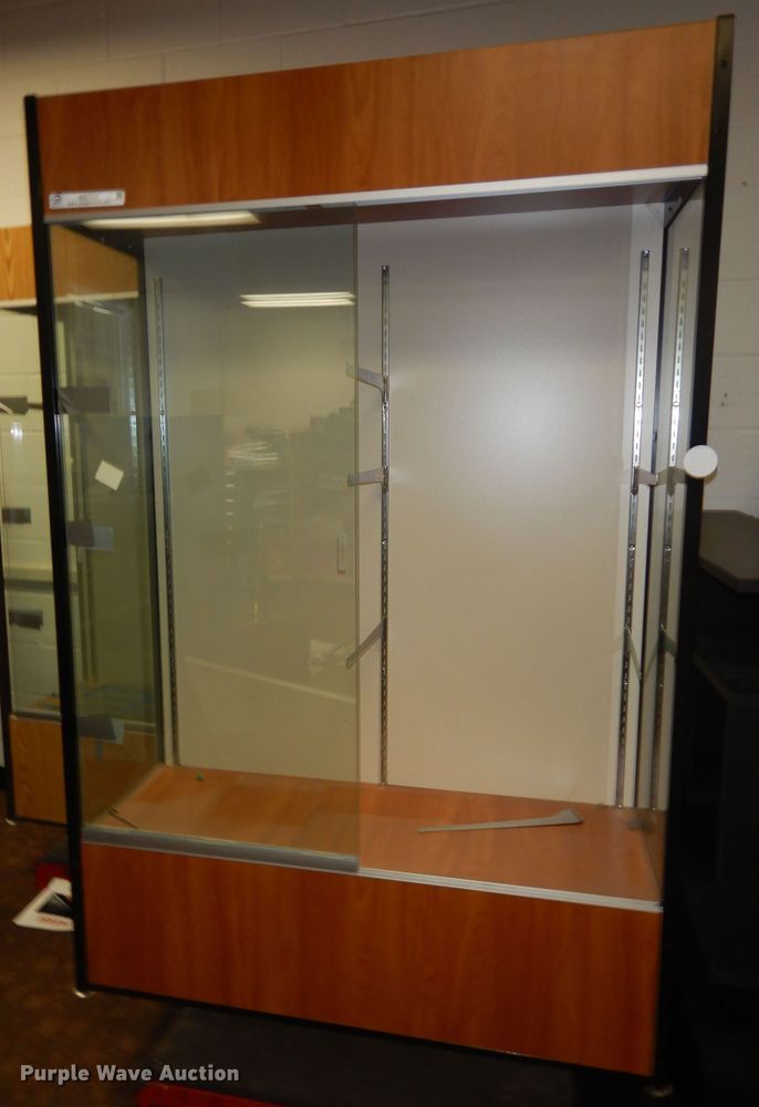image for item KS9563 (2) glass display cases