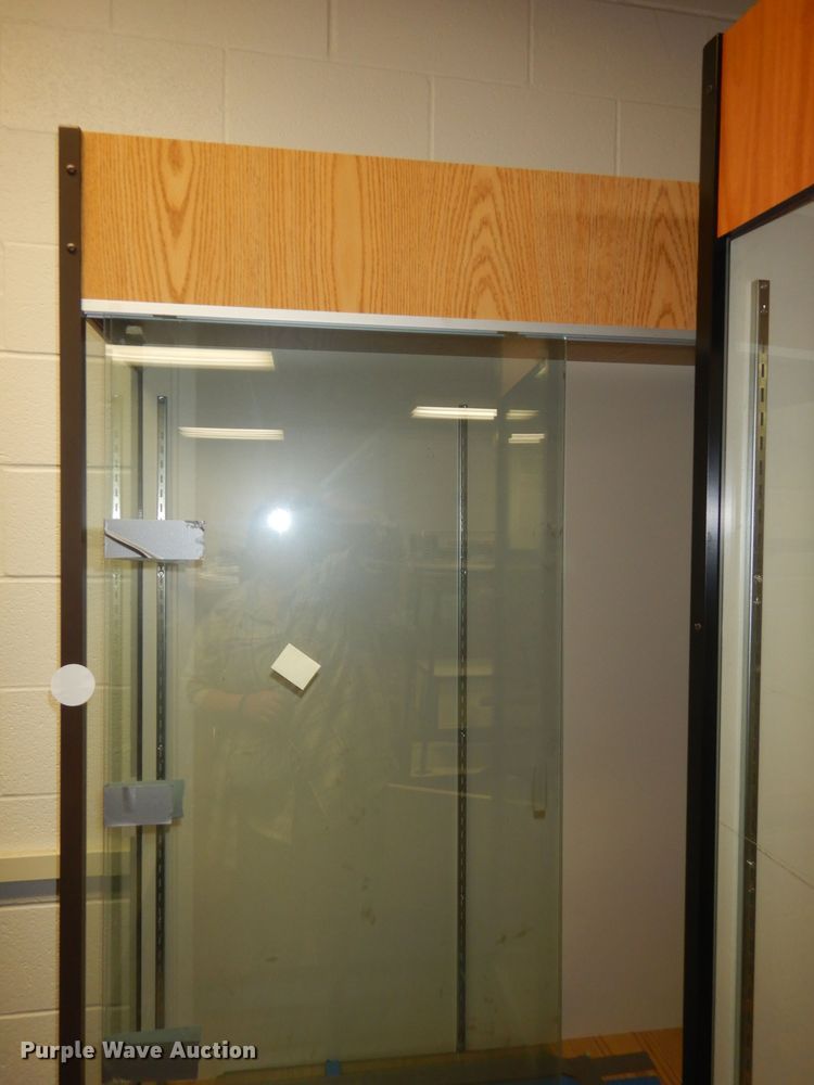 image for item KS9563 (2) glass display cases