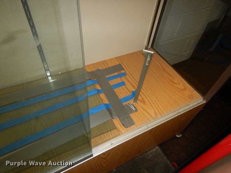 image for item KS9563 (2) glass display cases