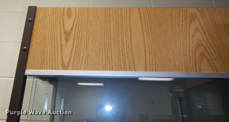 image for item KS9563 (2) glass display cases