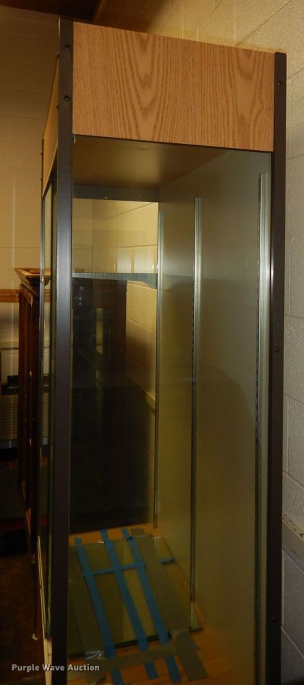 image for item KS9563 (2) glass display cases