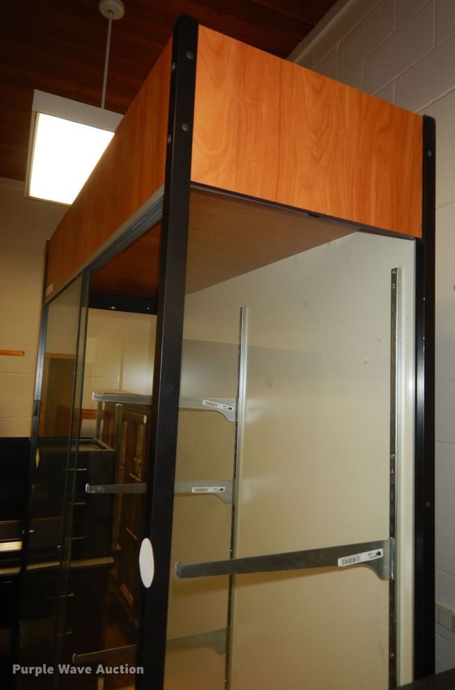 image for item KS9563 (2) glass display cases