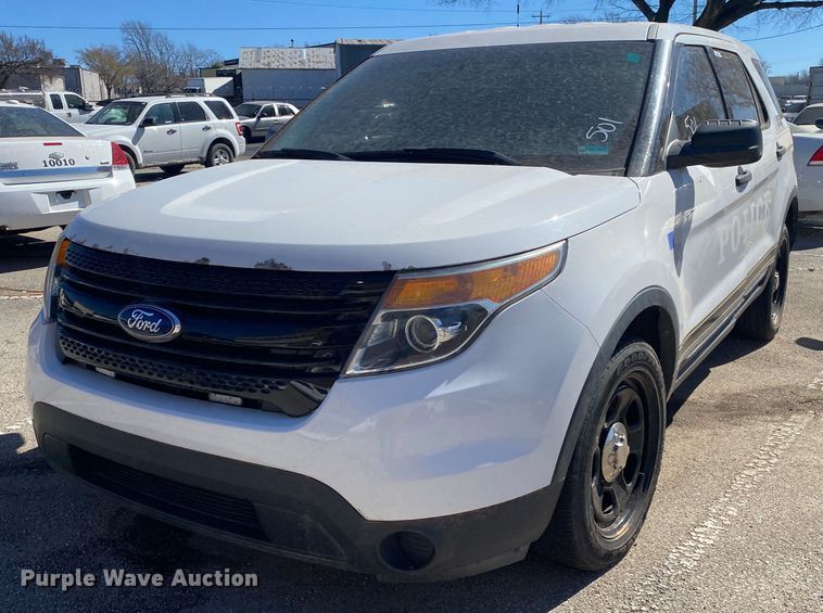 image for item KV9695 2013 Ford Explorer Police Interceptor  SUV