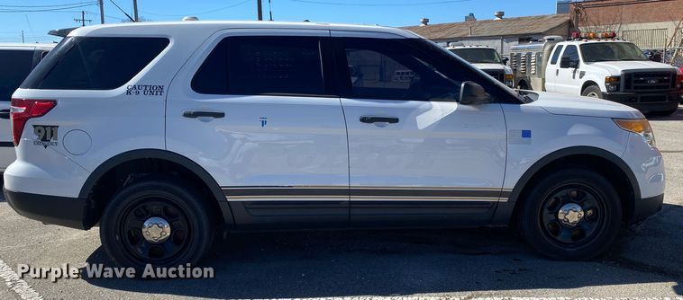 image for item KV9695 2013 Ford Explorer Police Interceptor  SUV