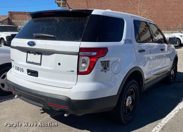 image for item KV9695 2013 Ford Explorer Police Interceptor  SUV