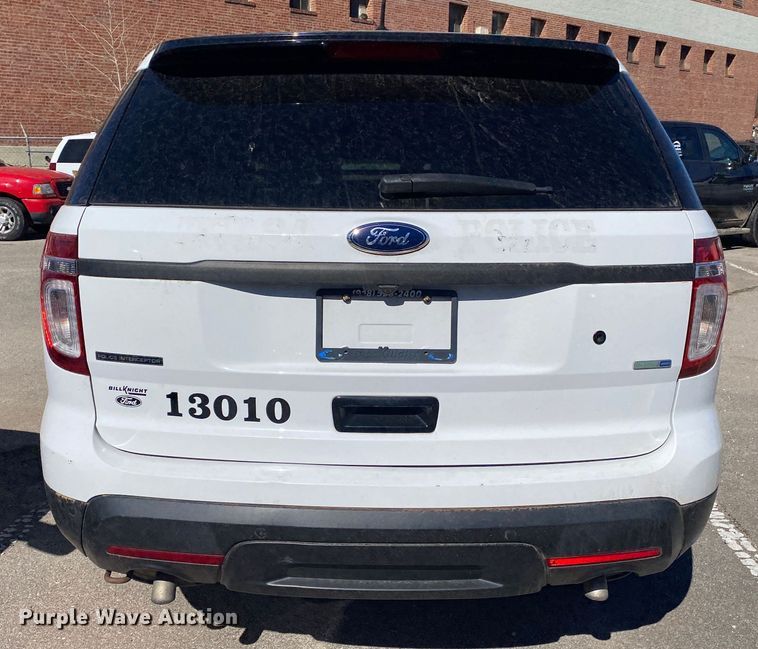 image for item KV9695 2013 Ford Explorer Police Interceptor  SUV