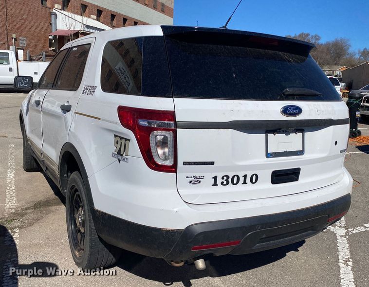 image for item KV9695 2013 Ford Explorer Police Interceptor  SUV