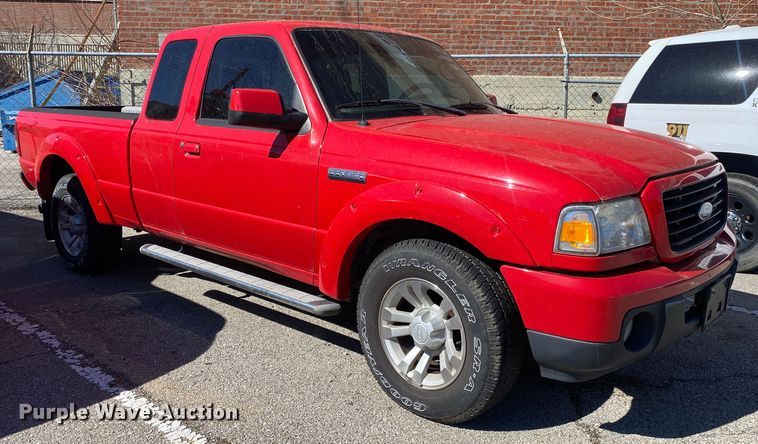 image for item KV9697 2008 Ford Ranger  SuperCab pickup truck