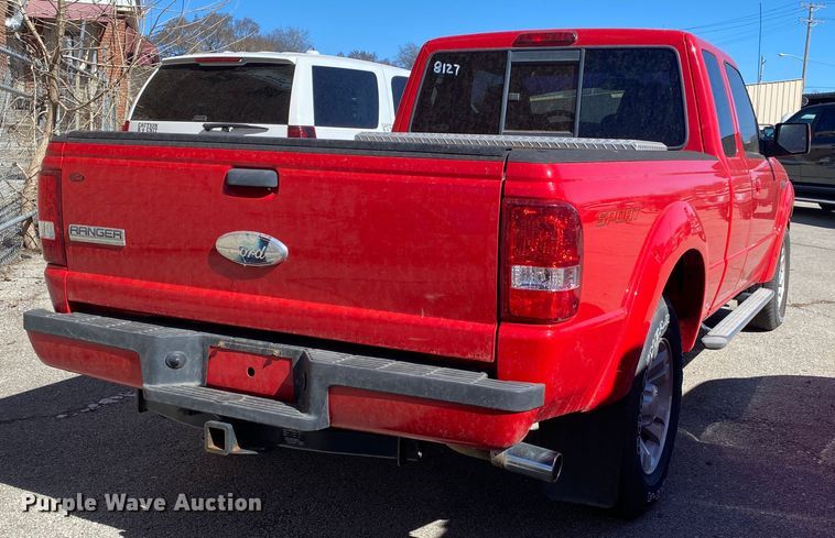 image for item KV9697 2008 Ford Ranger  SuperCab pickup truck