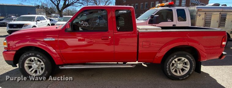image for item KV9697 2008 Ford Ranger  SuperCab pickup truck