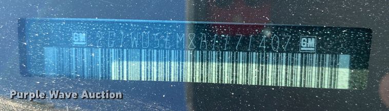 image for item KV9700 2010 Chevrolet Impala Police