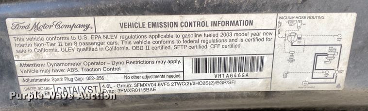 image for item KV9705 2003 Mercury Marauder