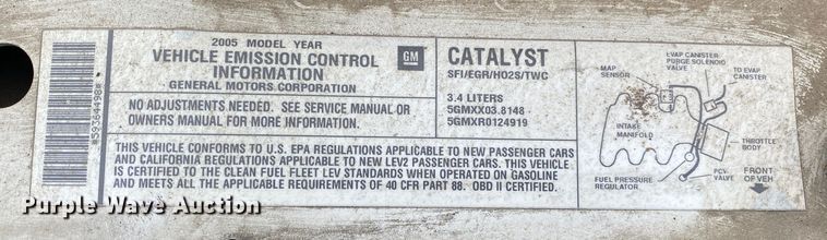 image for item KV9718 2005 Chevrolet Impala