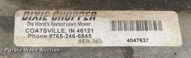 image for item KV9724 Dixie Chopper XT3200  ZTR lawn mower