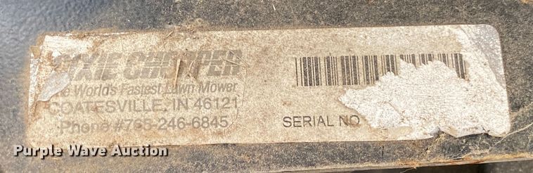 image for item KV9725 Dixie Chopper  ZTR lawn mower