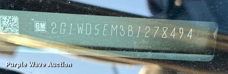 image for item LA9787 2011 Chevrolet Impala Police Cruiser