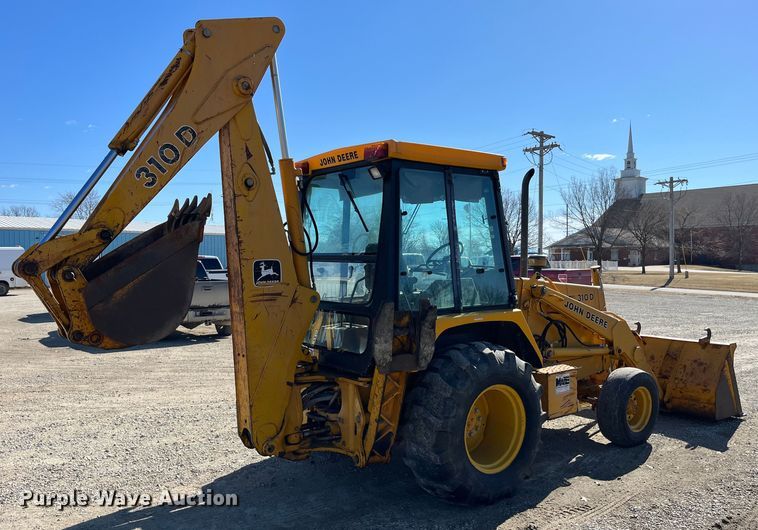 image for item LA9791 1992 John Deere 310D  backhoe
