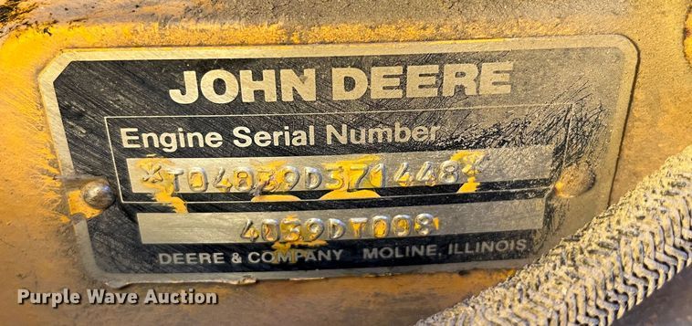 image for item LA9791 1992 John Deere 310D  backhoe
