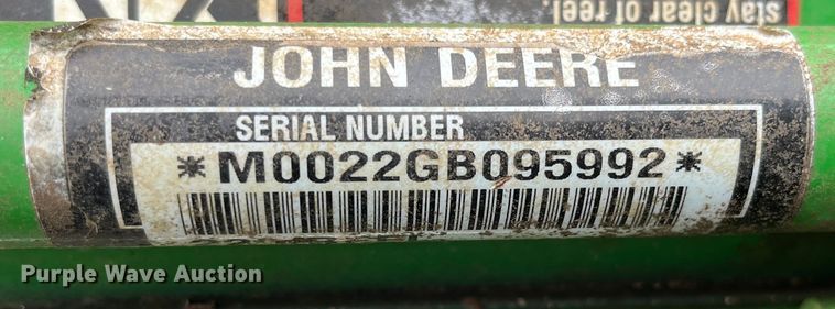 image for item LA9802 John Deere 2500B  reel mower