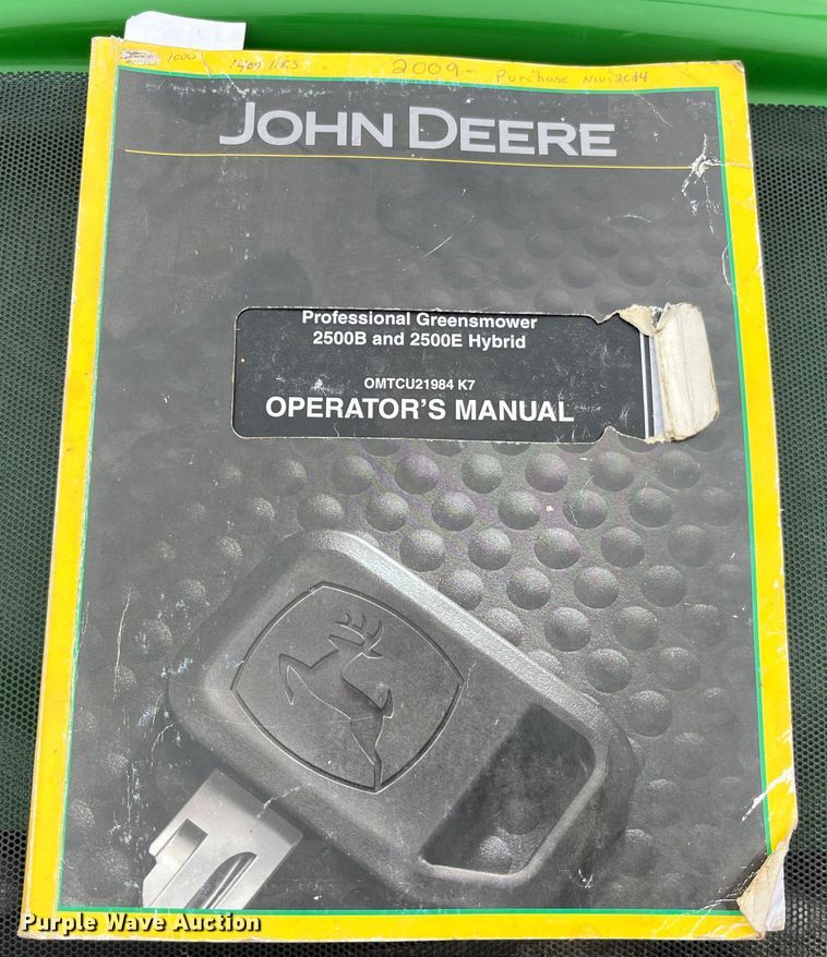 image for item LA9802 John Deere 2500B  reel mower