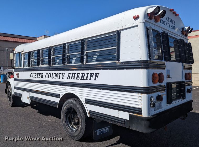 image for item LF9649 1994 International 3800  inmate transport bus