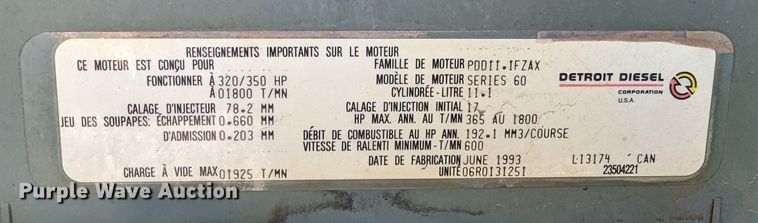 image for item LF9651 1994 Freightliner  flatbed truck