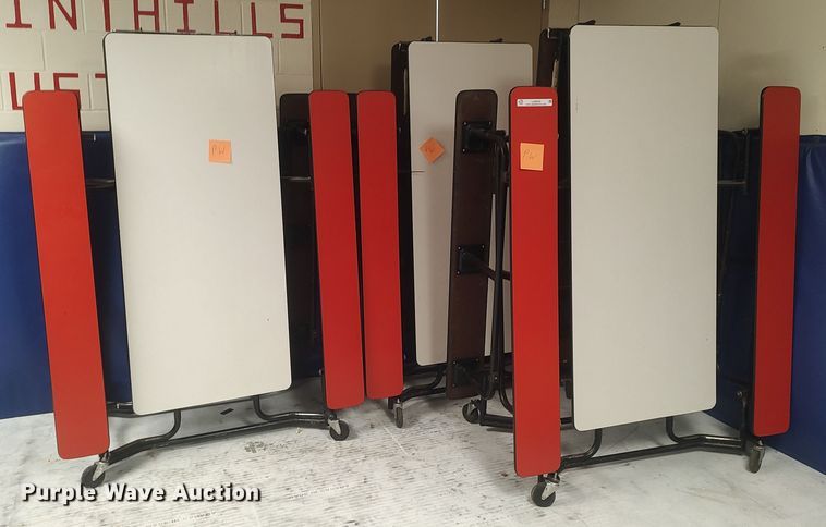 image for item LG9555 (3) folding lunch tables