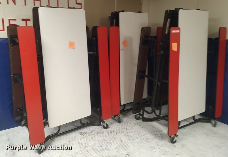 image for item LG9555 (3) folding lunch tables