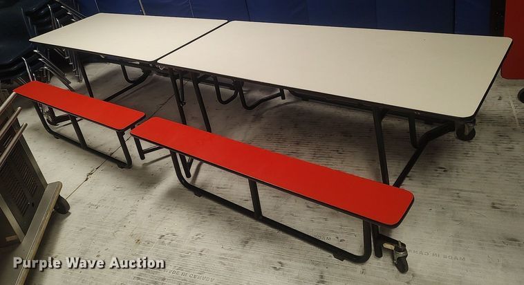 image for item LG9555 (3) folding lunch tables