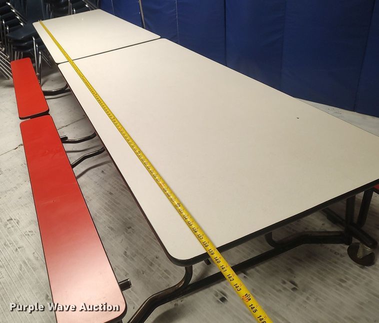 image for item LG9555 (3) folding lunch tables