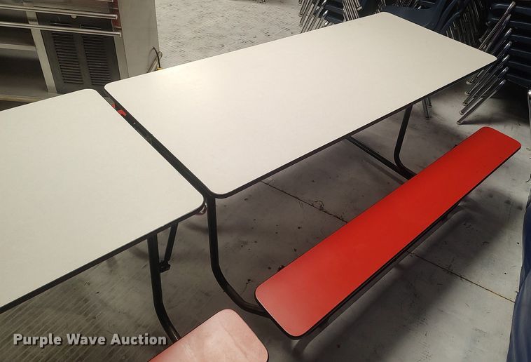 image for item LG9555 (3) folding lunch tables