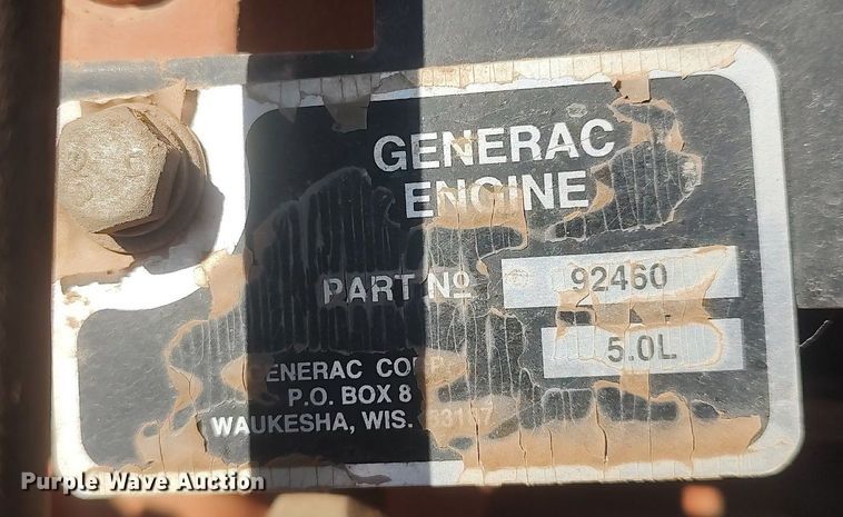image for item LG9562 1999 Generac 99A03033-S  generator