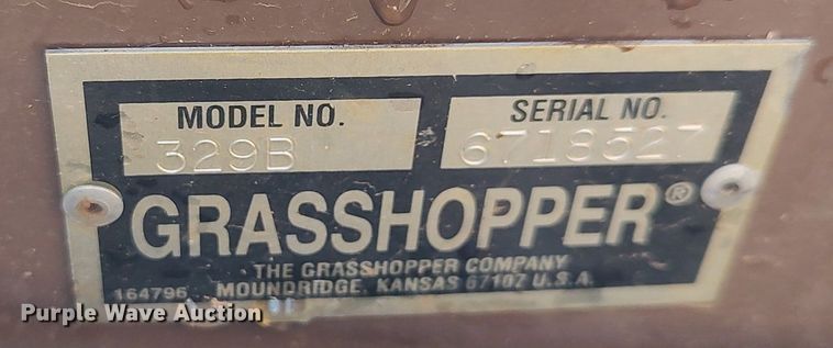 image for item LG9563 Grasshopper 329B  ZTR lawn mower