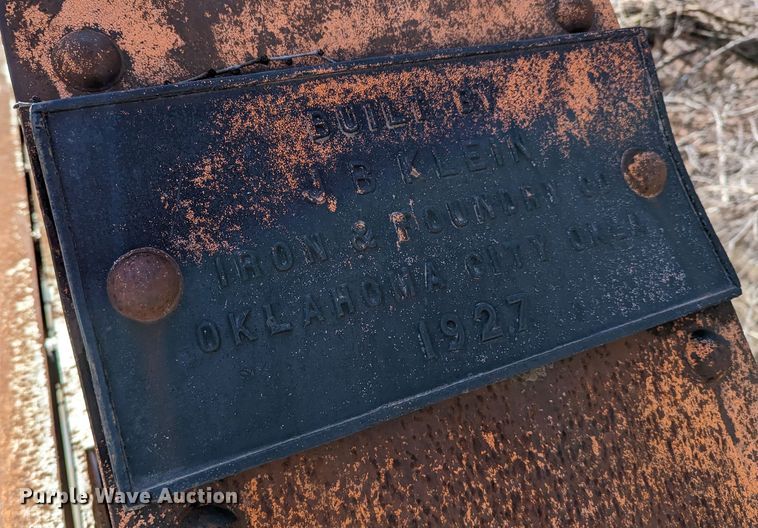 image for item LP9099 1927 JB Klein Iron & Foundry Co  bridge