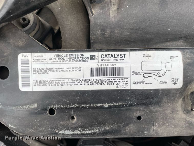 image for item MA9918 2003 Chevrolet Impala