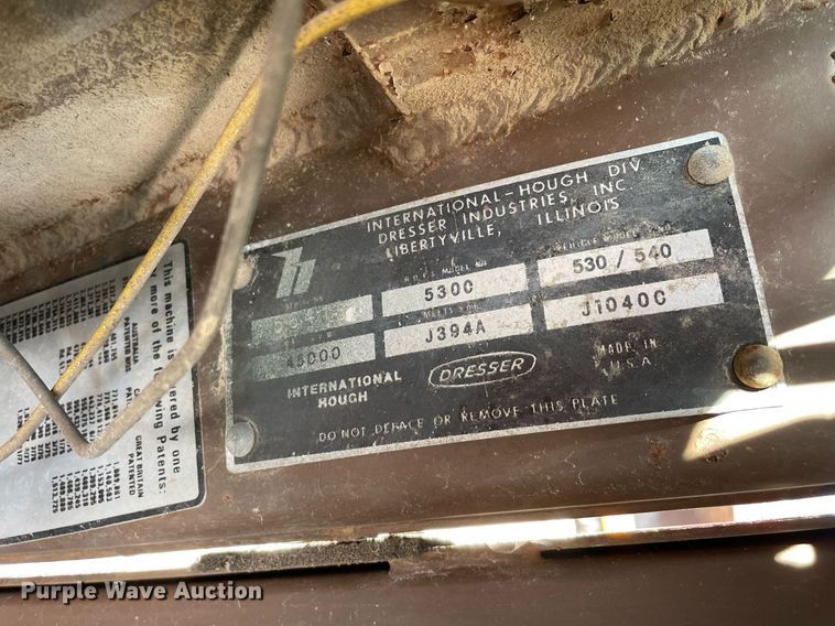 image for item MA9924 1984 Dresser 540  wheel loader