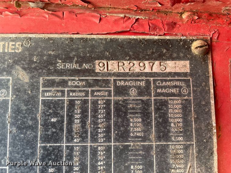 image for item MA9928 1965 Link Belt LS98  crane