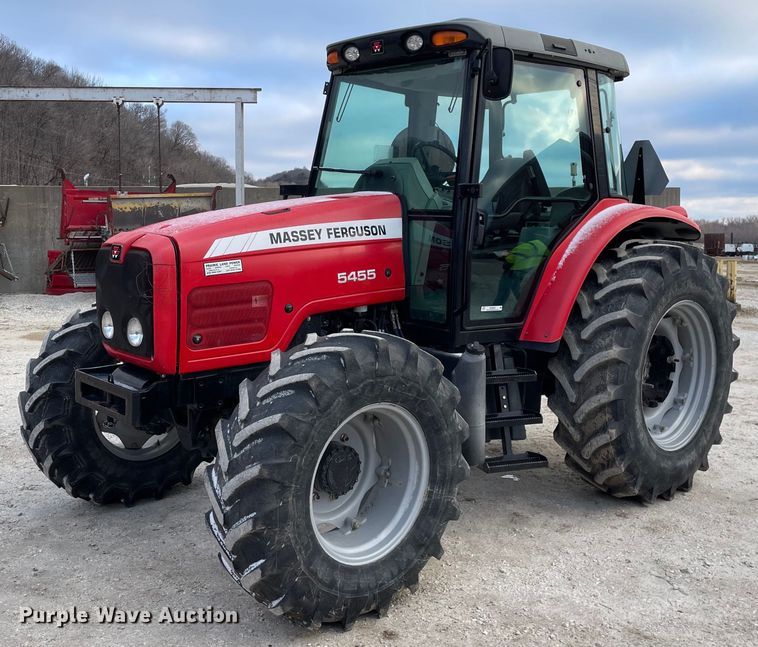image for item MA9929 2004 Massey Ferguson 5455  MFWD tractor