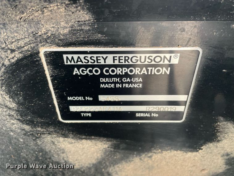image for item MA9929 2004 Massey Ferguson 5455  MFWD tractor